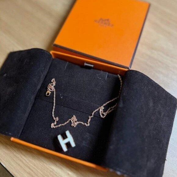 Hermes Hermès Necklace Pendant White - not the mini size one - Picture 3 of 10
